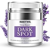 HANYWIL Dark Spot Remover for Face & Body, Remedy for Dark Spots with Natural Ingredients, Dark Spot Corrector Cream and Serum for Skin Care, Treats Freckles, Melasma, Sun Spots, Women & Men,1.7 Fl Oz