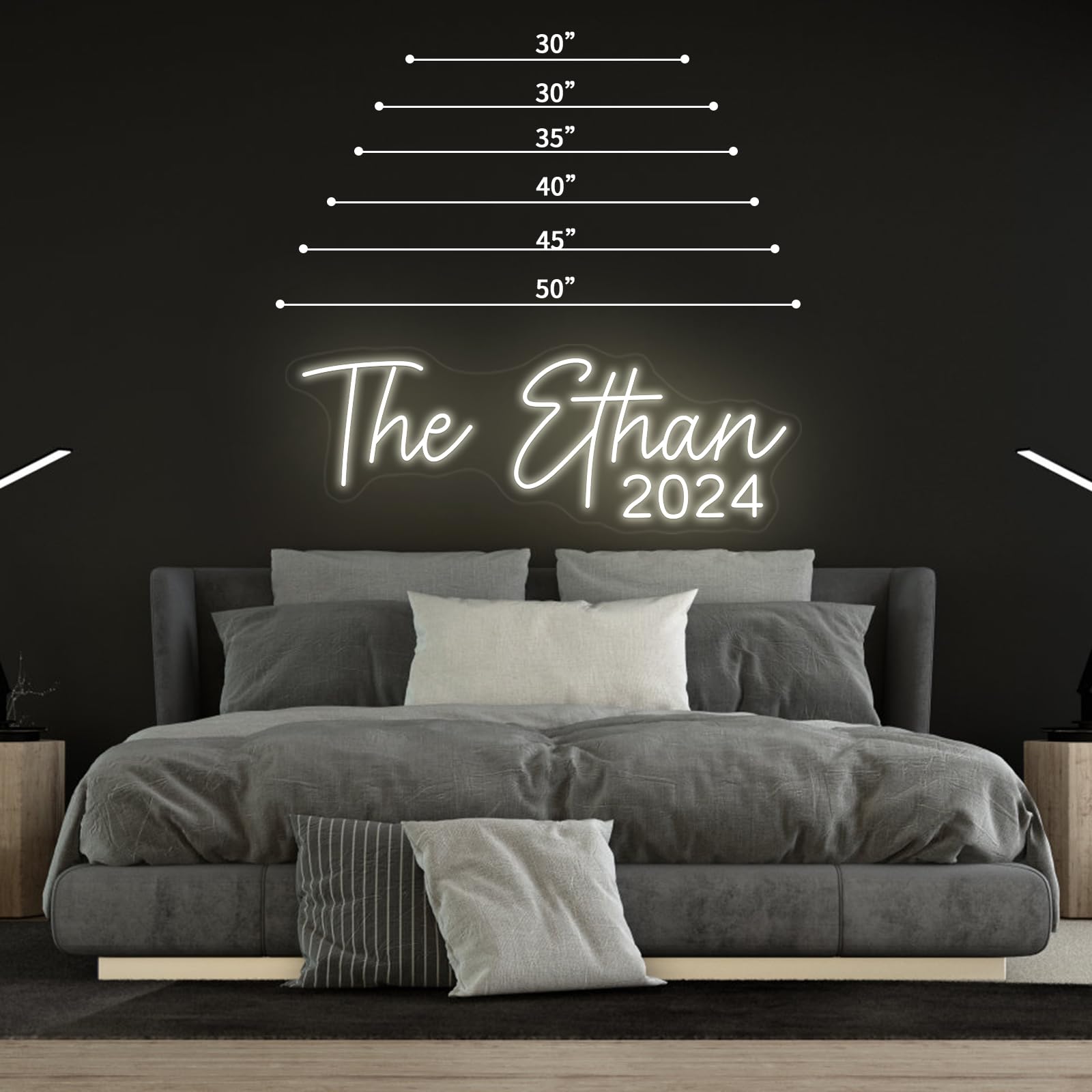 Custom Neon Signs - Neon Sign Customizable for Wall Decor, Personalized LED Neon Light Sign for Home Decor,Bedroom, Wedding, Birthday, Party, Bar, Gift, or Business