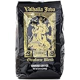 Valhalla Java Ground Coffee by Death Wish Coffee Company, Fair Trade and Organic 12 ounce bag