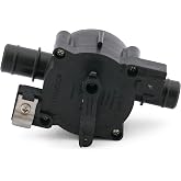 Flow-Rite MV-04-RN01 Livewell Control Valve System 4 (V4) &ndash; (Fill/Empty/Recirc), Rear Cable Entry, Black Handle, 3/4" Barbed