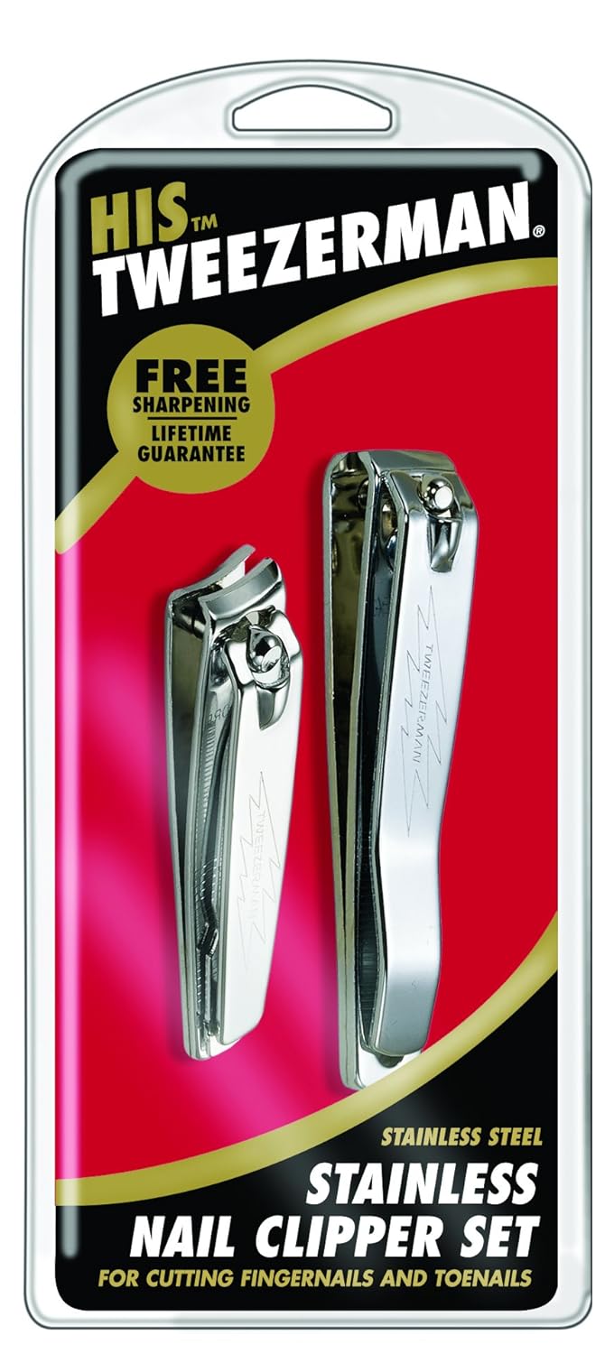 Tweezerman His Stainless Nail clipper set by Tweezerman Amazon.co.uk