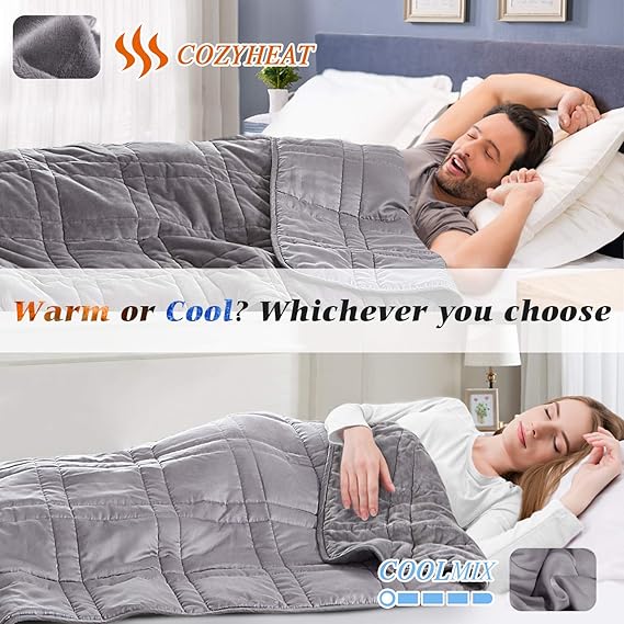 Amazon.com: OMYSTYLE 15lb Weighted Blanket(60 X 80 Inches, Twin Size