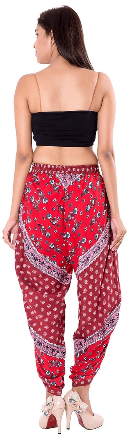 khazana basics women's rayon dhoti pant