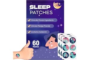 RAAYAM Sleep Patches, Sleep Patches for Adults, 60 Pack Upgraded Deep Sleep Patche, All Natural Deep Patche, Quick Acting Ingredients, for Men and Women, Easy to Use That Last All Night-Violet-A10