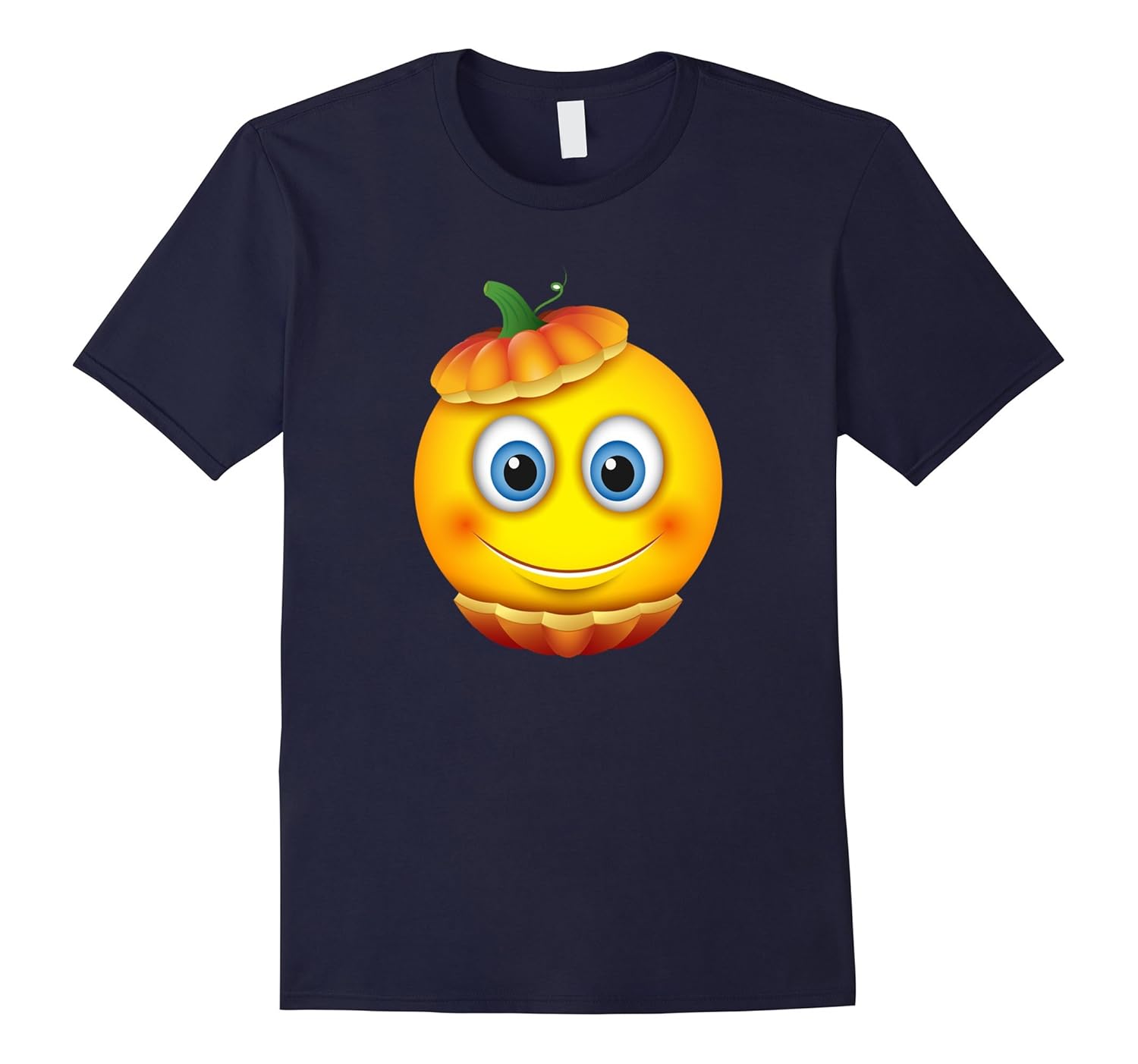 Pumpkin Emoji T-Shirt Pumpkin Shirt Emoji Halloween Costume-ANZ