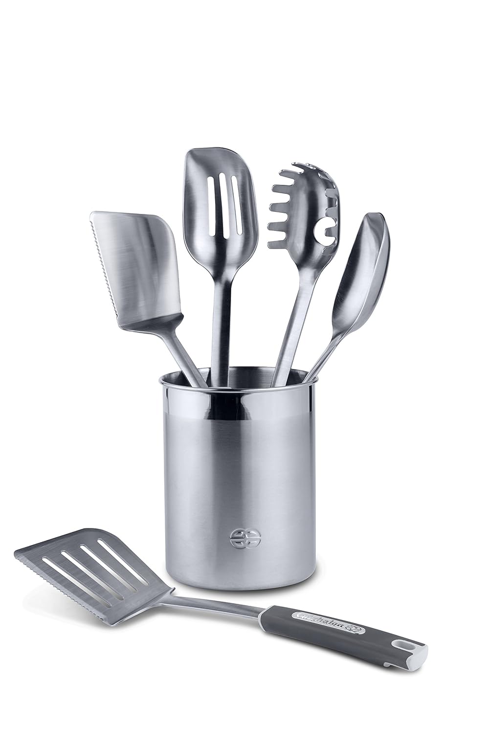 Best Stainless Steel 5 Pieces Cooking Spoon Set – By Utopia Kitchen