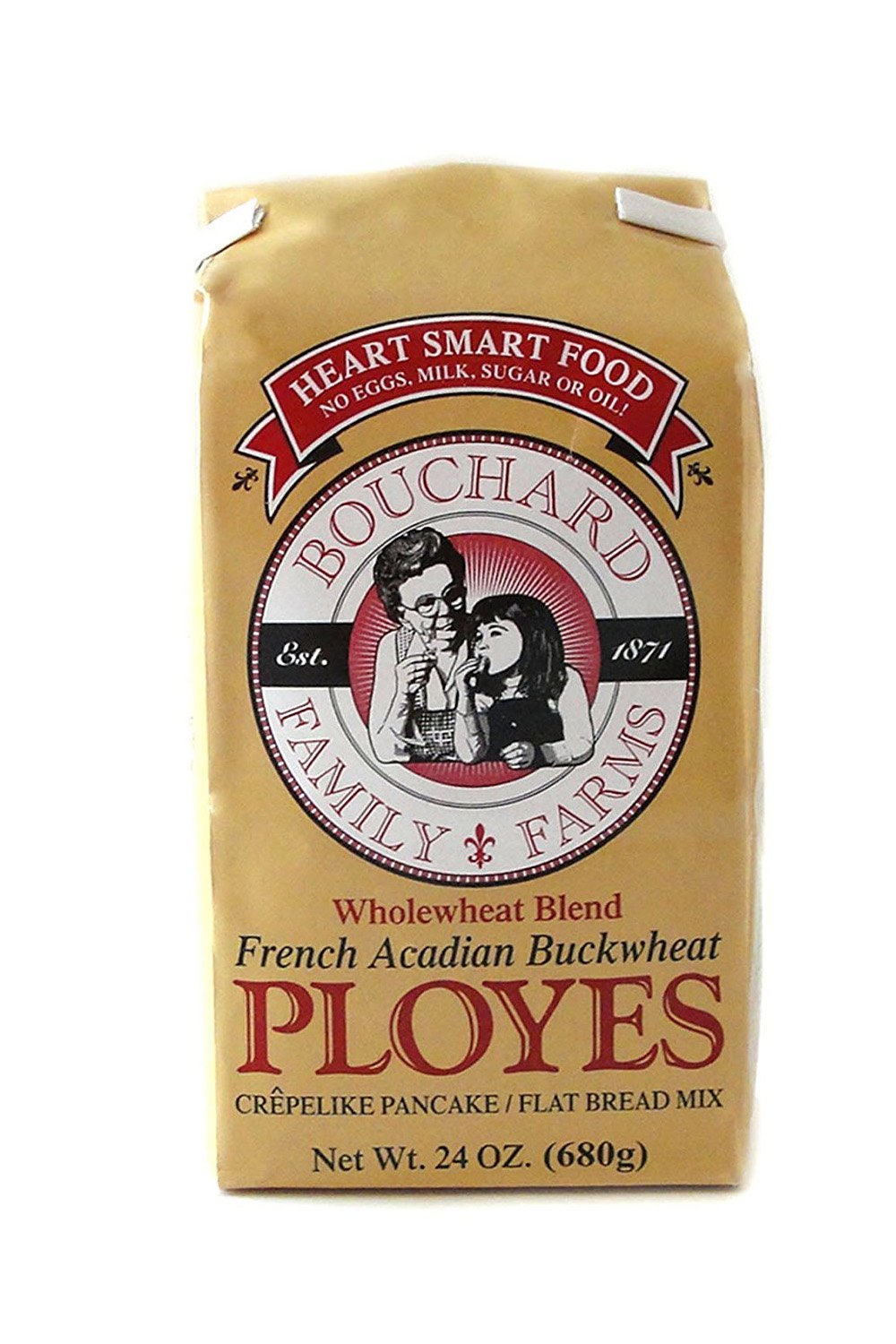 Ployes French Acadian Buckwheat Pancake Flatbread Mix