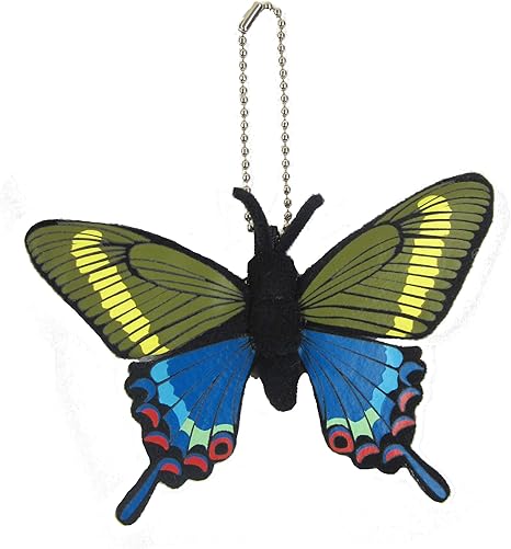 Amazon ミヤマカラスアゲハ キーチェーン アニメ 萌えグッズ 通販