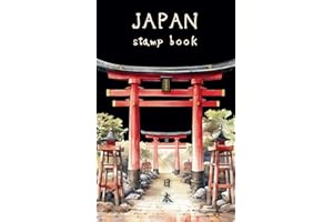 Japan Stamp Book: Capture Your Adventure Trail through a Unique Tradition | Torii Gate Edition