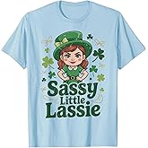 Baby Sassy Little Lassie Irish Girl St Patricks Day Toddler T-Shirt