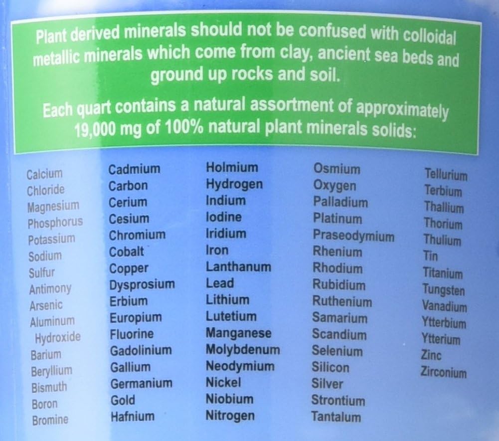 MAJESTIC EARTH PLANT DERIVED MINERALS - 32 FL OZ, 4 Pack: Health & Personal Care