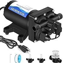 Accumulateur Hydraulique 0.75L 125 PSI - Stabilisateur Pression Eau Pour Camping-Car, Bateau, Système Pompe