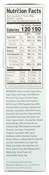 MELI’S MONSTER COOKIES RAINBOW CHOCOLATE COOKIE MIX, 16 OZ