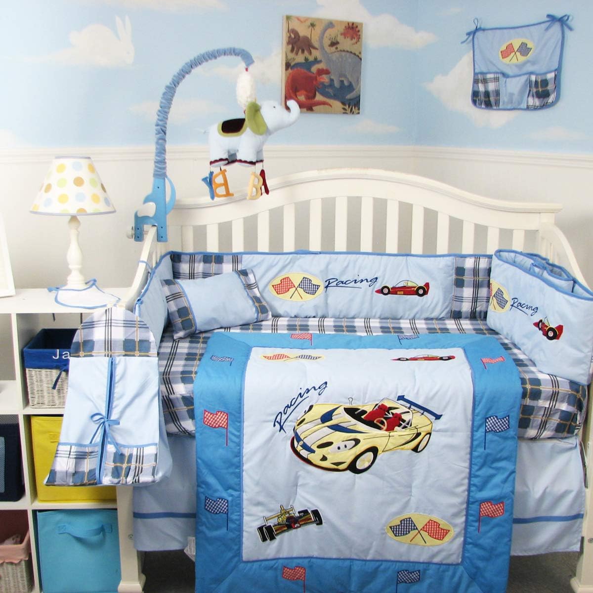 car nursery bedding