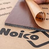 Noico Red 150 mil 18 sqft Car Sound Insulation, Heat and Cool Liner, Self-Adhesive Closed Cell Deadening Material (PE Foam Sound Deadener)