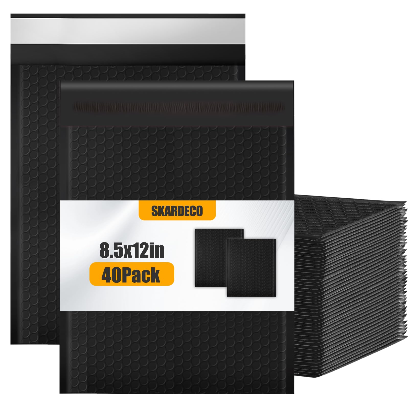 Photo 1 of Bubble Mailers 8.5x11inch 40Pack Black Bubble Mailers Self-Seal Padded Mailing Envelopes Bubble Opaque Padded Mailer for Small Businesses to Package and Mail Jewelry Cosmetics#2