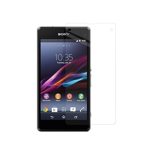 Simplecase Panzerglas passend zu Sony Xperia Z1 Compact , Premium Displayschutz , Schutz durch Extra Härtegrad 9H , Case Frie