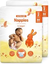 By Amazon Ultra Dry Nappies Size 2 (3-6 kg) 168 nappies channels
