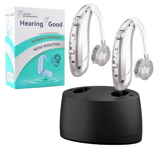 HEARING AIDS FOR SENIORS, HEARING AIDS RECHARGEABLE WITH...