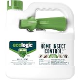 EcoLogic Home Insect Control Ready-to-Use Spray, 64 Ounces | Kills Ants, Roaches and Spiders by Contact, For Indoor &amp; Outdoor Use, Formulated with Lemongrass Oil and Cornmint Oil