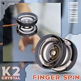 MAGICYOYO K2 Crystal Black Dual Purpose Kids Yoyo with Case 12 Strings view 4