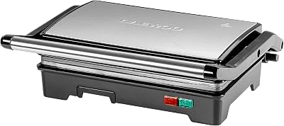 Daewoo Health Grill & Panini Press 750W Non-Stick Grill with Floating Lid