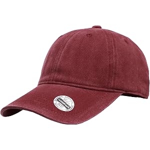 Falari Vintage Washed Cotton Baseball Caps, Original Classic Adjustable Size Low Profile Unconstructed Distressed Dad Hat