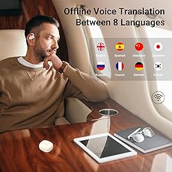 ANFIER M9 AI Language Translator Earbuds Open-Ear