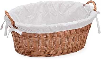 Prestige Mimbre Forrado Cesta de lavadero
