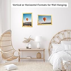 JCJMY 6x10 Picture Frame Gold for Wall Hanging or