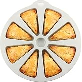 AIBOYA 9 Cavity Silicone Scone Baking Pan Triangle Cake Mold Bakeware for Baking Scones Brownies DIY Desserts