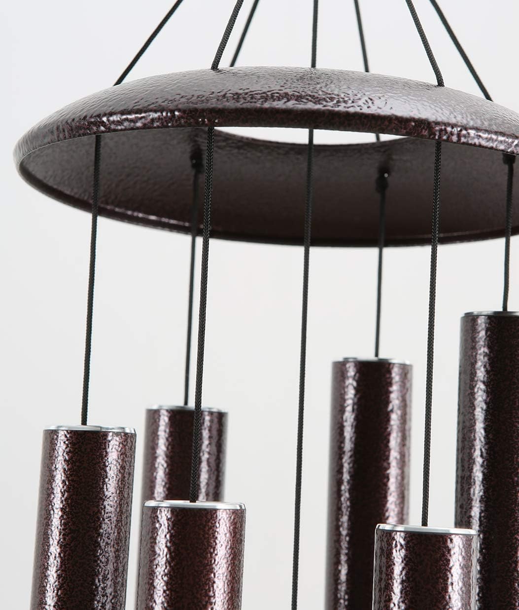 ELYXWORK Large Wind Chimes Outdoor Deep Tone 45 Inch, Memorial Windchimes with 6 Heavy Tubes Tuned Soothing Melody as Sympathy Gift, Home, Patio, Garden Decor, Bronze : Garden & Outdoor