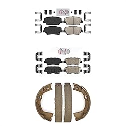 Transit Auto Front Rear Ceramic Disc Brake Pads Kit