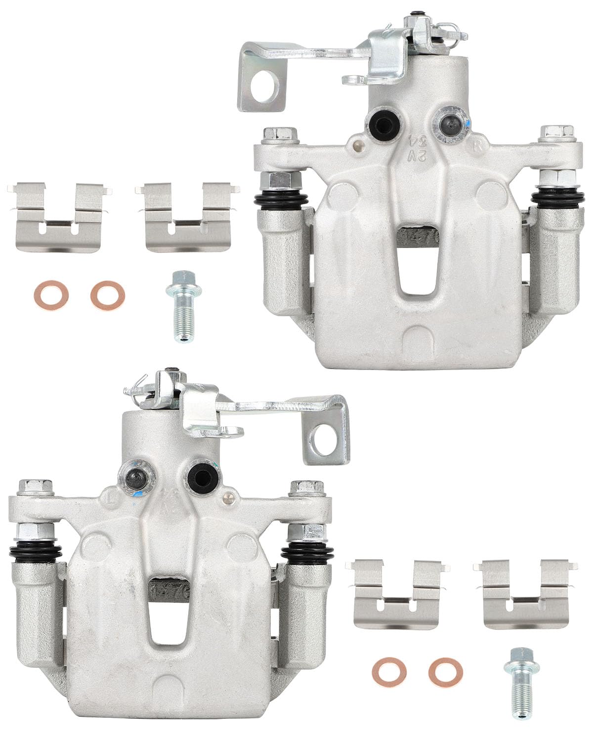 Photo 1 of cciyu 19B6789 19B6788 Rear Left & Right Brake Calipers With Bracket For Hyundai For Elantra GT/For Veloster,For Kia For Forte/For Forte Koup/For Forte5
