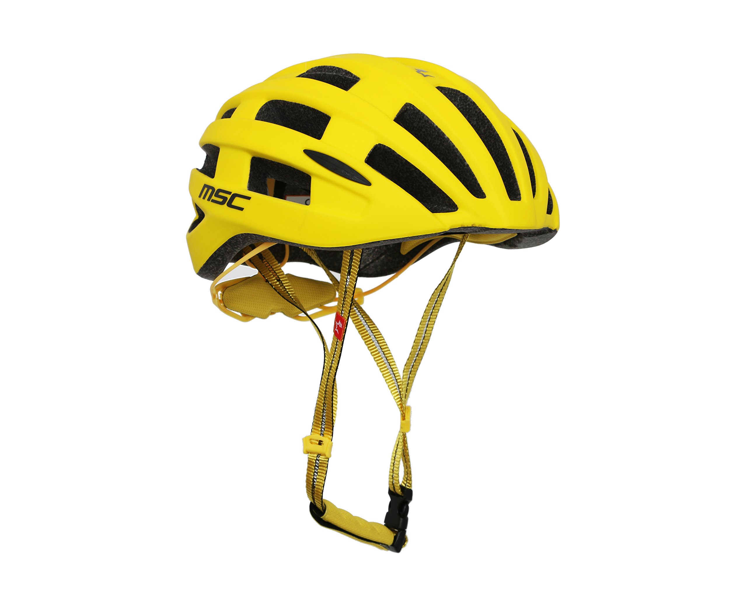 MSC Bikes hx109mlye Helmet, Yellow, M/L (58 – 61)
