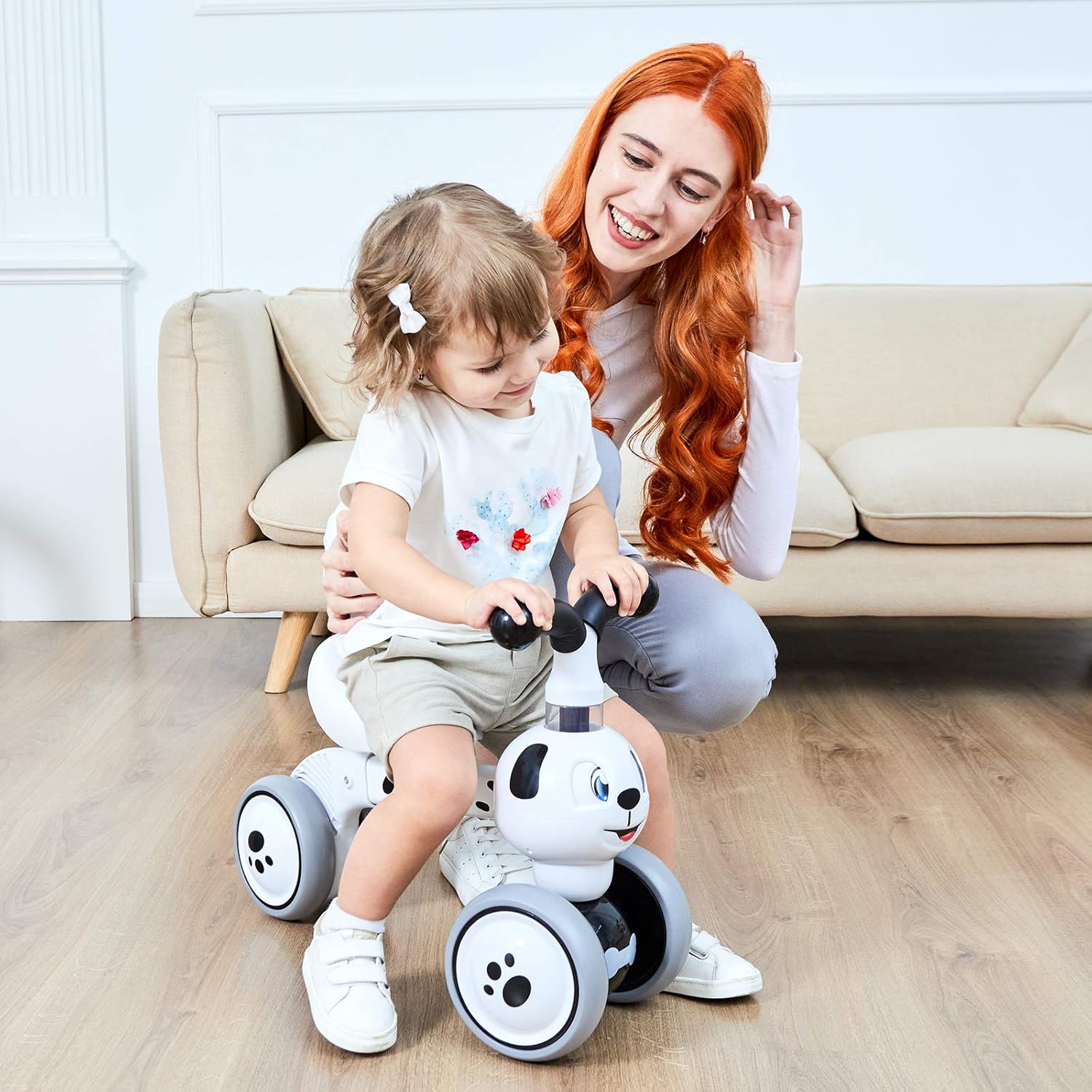 YGJT Baby Balance Bikes Bicycle Kids Toys Riding Toy for 1 Year Boys Girls 10-36 Months Baby's First Bike First Birthday Gift: Sports & Outdoors