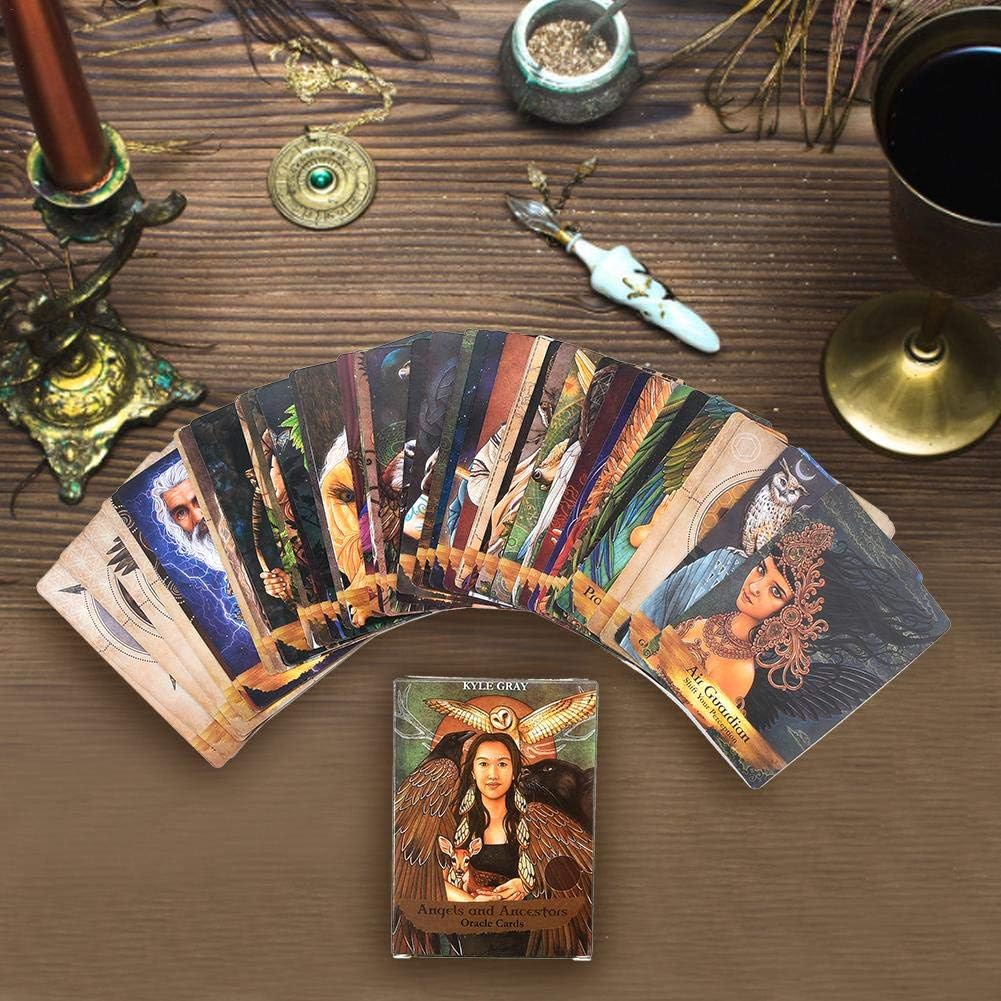 Campinery 55 Angel and Aerial Cards Oracle Tarot Cards Deck Vintage Table Game Toy with Accepted Guide