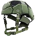 Yzpacc Tactical Helmet Pads and Helmet Chin Strap Replacement Adjustable for Tactical Fast MICH ACH Bump FMA EXF Helmet Replacement Accessories Kit