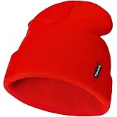 KDWAVE Beanie Hats for Women Men Unisex Soft Knit Cuffed Skull Cap Beanie Stretchy Solid Color Winter Hats