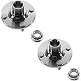 TRQ Wheel Hubs Front Left & Right Pair Set for Toyota Yaris Prius C Scion iQ