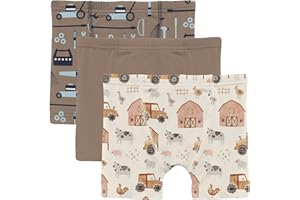 KIC KEE PANTS KicKee Boys Boxer Briefs, Set of 3, Super Soft for All Day Comfort, Toddler to Big Kid Underwear