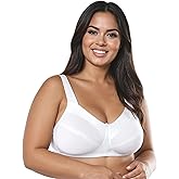Bestform Womens 5006715 Satin Trim Wireless Cotton Bra with Unlined Cups