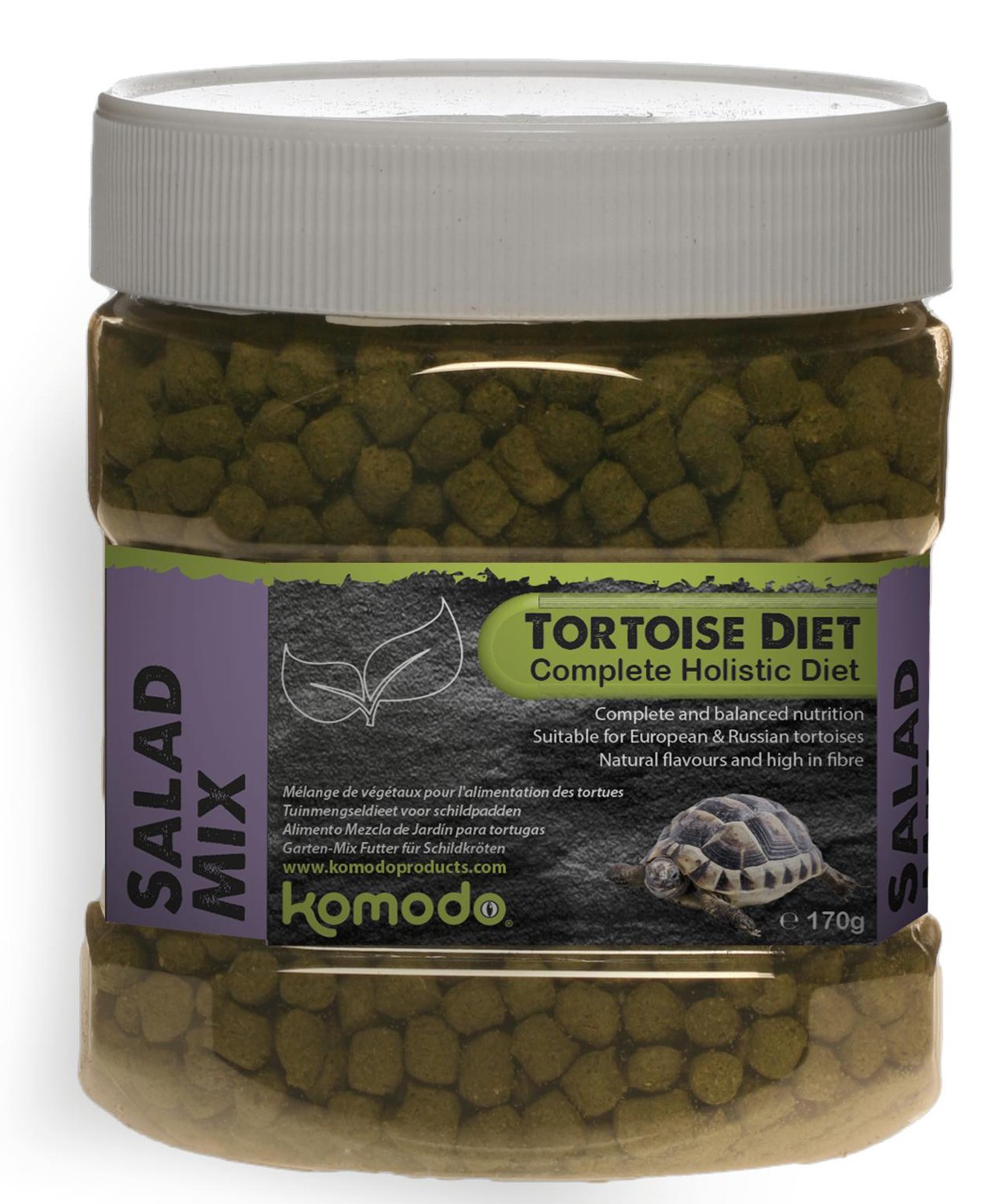 Komodo Complete Holistic Tortoise Diet, Salad Mix 680 g tub