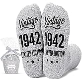 HAPPYPOP 90th Birthday Gifts Ideas - Socks for 81 82 83 84 86 90 Year Men, Elderly Gifts