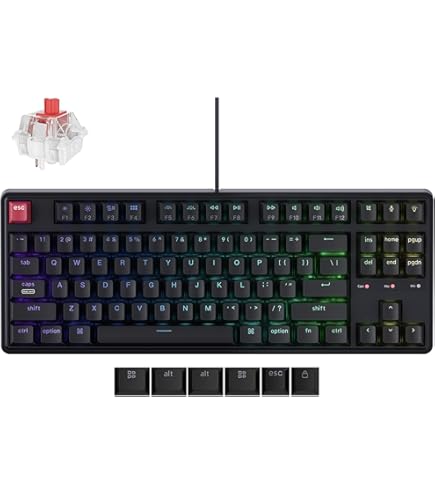 SK。 Amazon.com: KPREPUBLIC Smart Duck xs87 87 Key Mechanical Keyboard
