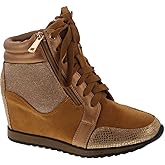Forever Link Women's Shea-42 Fashion Wedge Sneakers