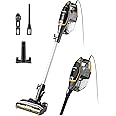 Eureka Flash Lightweight Stick Vacuum Cleaner, 15KPa Powerful Suction, 2 in 1 Corded Handheld Vac for Hard Floor and Carpet, Black
