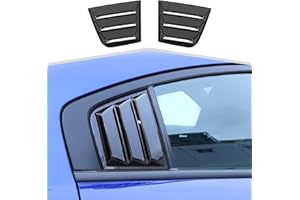 amayum Side Window Louvers Cover Shades Compatible with 2011-2021 Dodge Charger SXT/GT/R/T/SRT/SRT Hellcat Widebody/Scat Pack(Carbon Fiber Look A)…