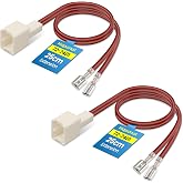 2 Pcs 72-7401 Speaker Harness,Speaker Wiring Harness for Nissan Infiniti | Thicker Longer Speaker Wire Harness, Car Door Speaker Adapter Connector for Murano Altima Rogue Frontier FX M35 G25