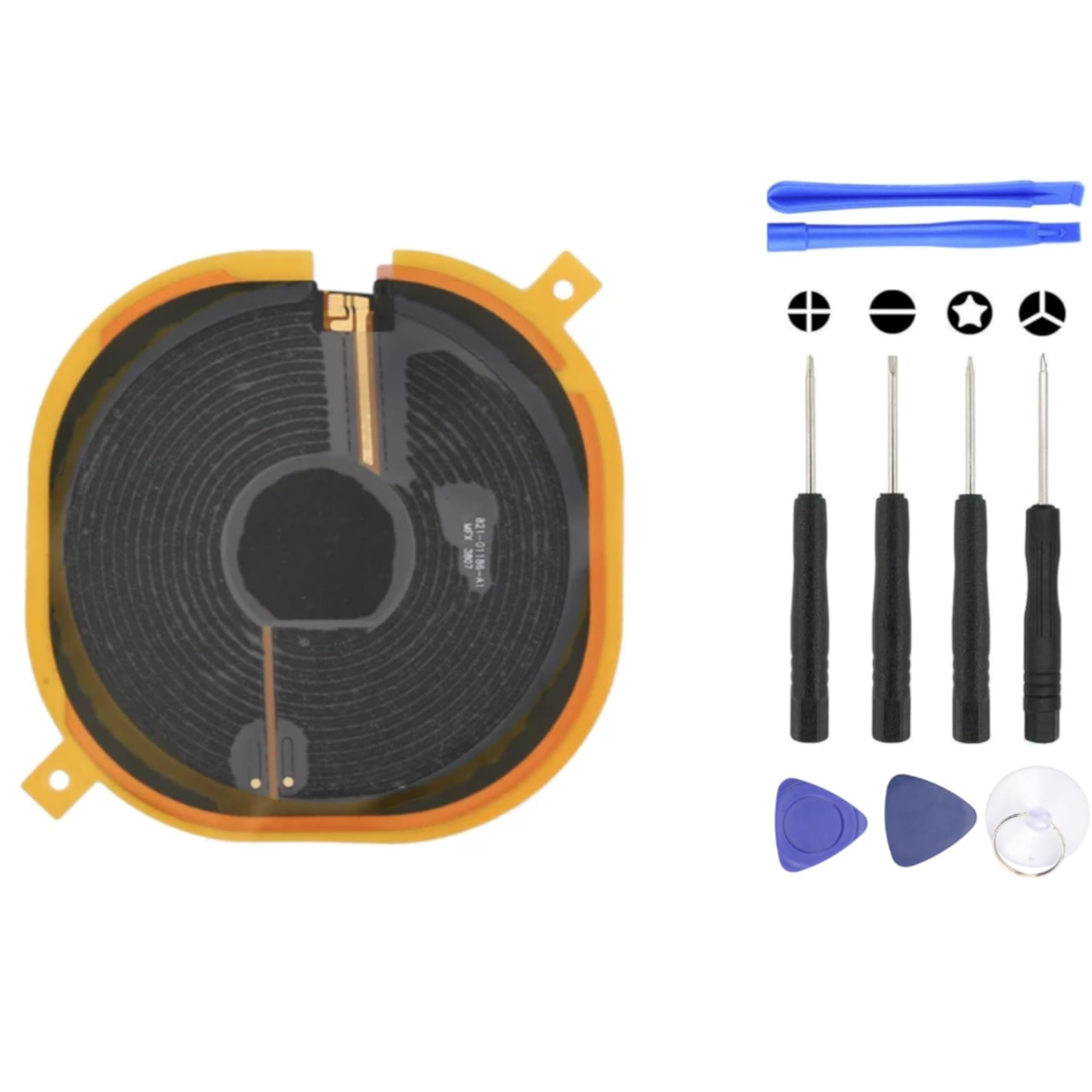 S&L ENTERPRISE Wireless NFC Antenna Flex Cable Compatible with iPhone X 5.8 inch incl. Tool Kit